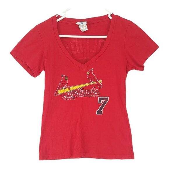 Cardinals Medium T-shirt #7 Holliday - Picture 1 of 8